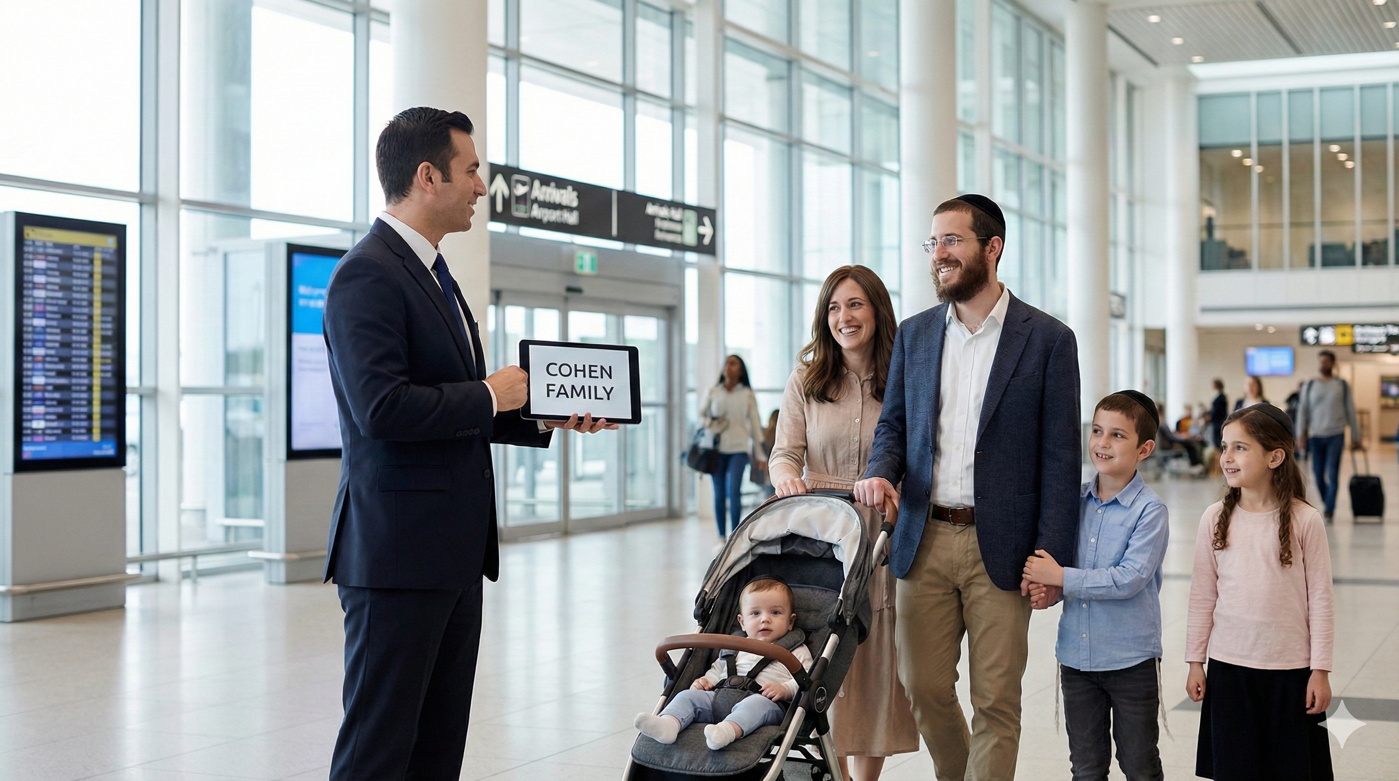 הסוף לעוקץ המוניות בשדה התעופה: איך מזמינים העברה (Transfer) בטוחה, במחיר קבוע ועם נהג שמחכה עם שלט?