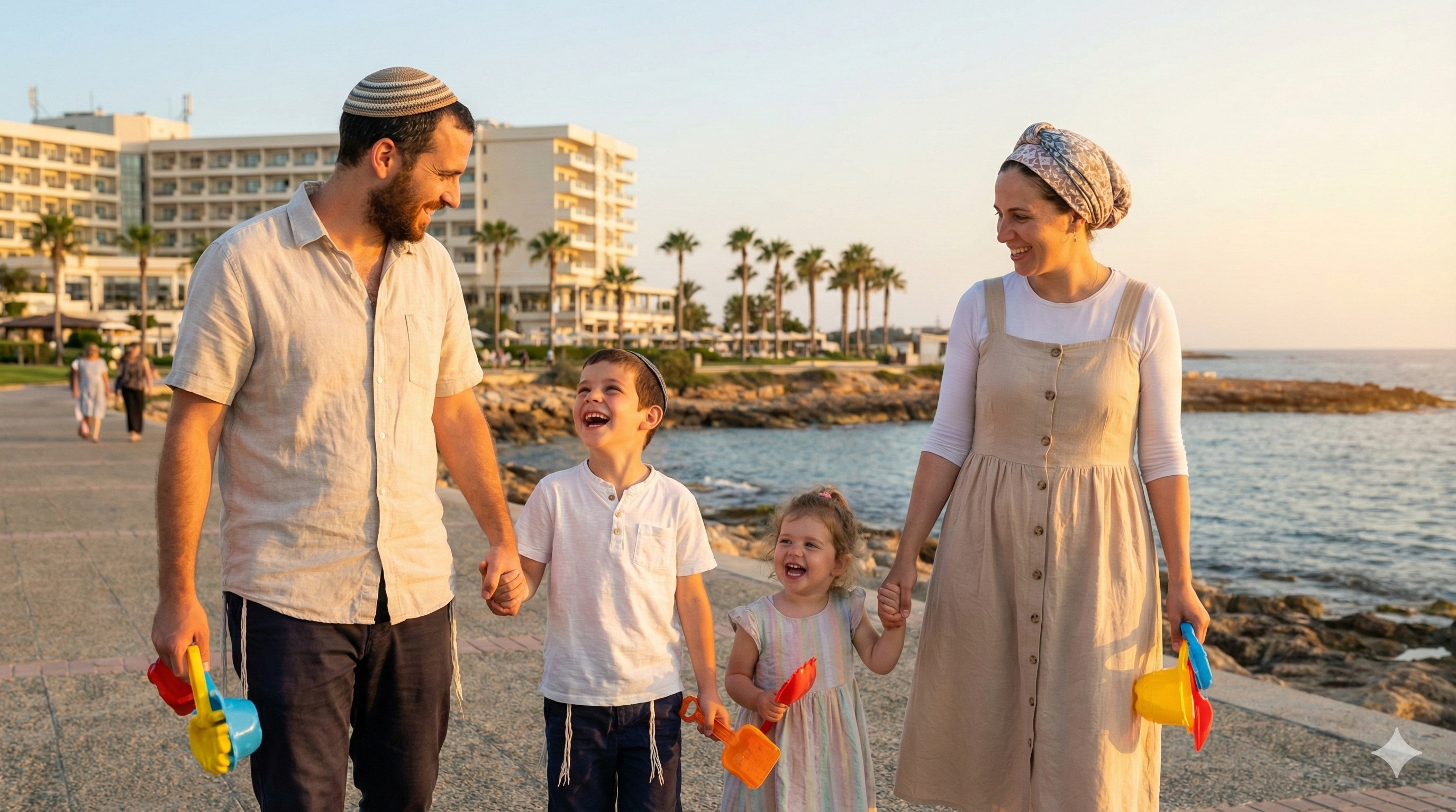 פאפוס עם ילדים: המדריך למשפחה הדתית (למה חייבים מלון קרוב לבית חב"ד?)